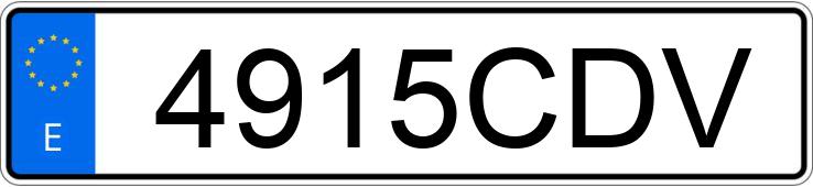 Numer rejestracyjny 4915CDV posiada FORD FOCUS