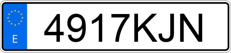 Numer rejestracyjny 4917KJN posiada MERCEDES CLA (117)