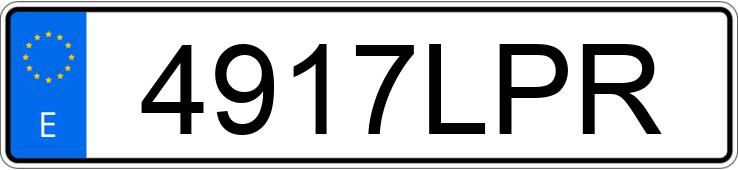 Numer rejestracyjny 4917LPR posiada MERCEDES A (177) 180