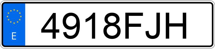 Numer rejestracyjny 4918FJH posiada PEUGEOT 407