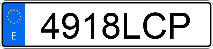 Numer rejestracyjny 4918LCP posiada JEEP WRANGLER