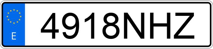 Numer rejestracyjny 4918NHZ posiada JAC IEV7S Numer rejestracyjny 4918NHZ posiada JAC IEV7S