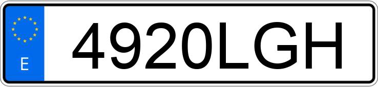 Numer rejestracyjny 4920LGH posiada CITROEN JUMPER