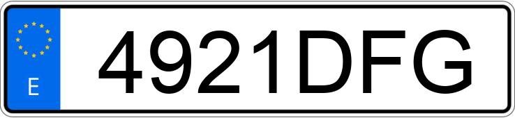 Numer rejestracyjny 4921DFG posiada FIAT STILO