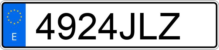 Numer rejestracyjny 4924JLZ posiada PORSCHE PANAMERA