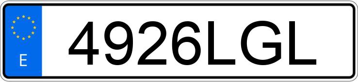 Numer rejestracyjny 4926LGL posiada Ford Puma