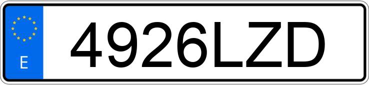 Numer rejestracyjny 4926LZD posiada HONDA VISION Numer rejestracyjny 4926LZD posiada HONDA VISION