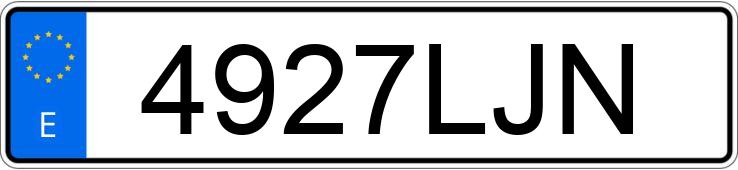 Numer rejestracyjny 4927LJN posiada HYUNDAI KONA Numer rejestracyjny 4927LJN posiada HYUNDAI KONA