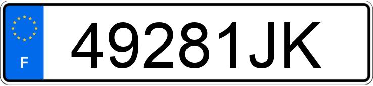 Numer rejestracyjny 49281JK posiada Jeep Renegade