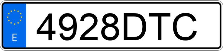 Numer rejestracyjny 4928DTC posiada MERCEDES CLK (208-209) Numer rejestracyjny 4928DTC posiada MERCEDES CLK (208-209)