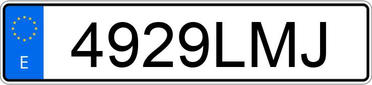 Numer rejestracyjny 4929LMJ posiada PEUGEOT RIFTER