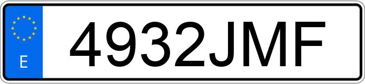 Numer rejestracyjny 4932JMF posiada MERCEDES CLA (117)