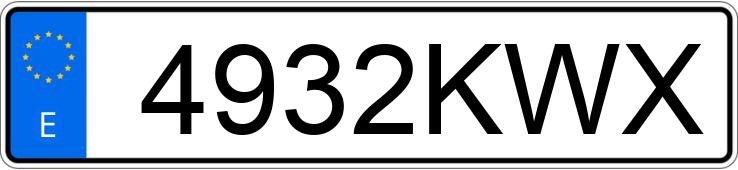 Numer rejestracyjny 4932KWX posiada PEUGEOT 3008