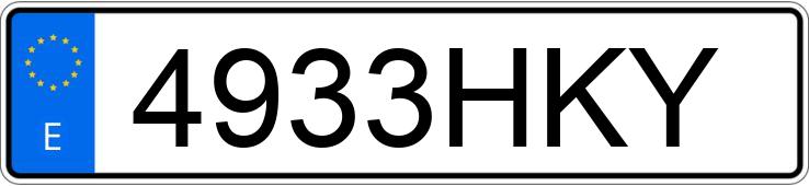 Numer rejestracyjny 4933HKY posiada BMW SERIE 3 Numer rejestracyjny 4933HKY posiada BMW SERIE 3