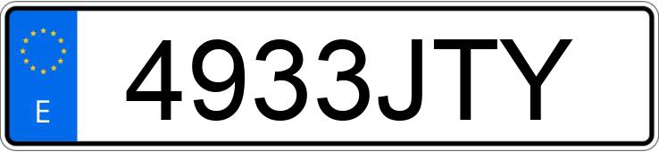 Numer rejestracyjny 4933JTY posiada SUZUKI SX4 S-CROSS Numer rejestracyjny 4933JTY posiada SUZUKI SX4 S-CROSS