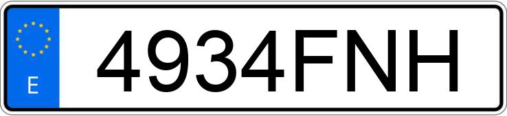 Numer rejestracyjny 4934FNH posiada SKODA OCTAVIA Numer rejestracyjny 4934FNH posiada SKODA OCTAVIA