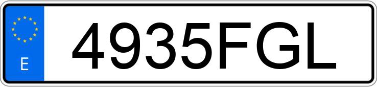 Registreringsnummer4935FGL har AUDI A4 Registreringsnummer4935FGL har AUDI A4