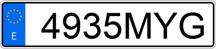 Numer rejestracyjny 4935MYG posiada LAND ROVER RANGE ROVER SPORT Numer rejestracyjny 4935MYG posiada LAND ROVER RANGE ROVER SPORT