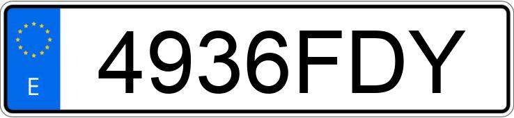 Il numero di registrazione 4936FDY ha RENAULT SCENIC Il numero di registrazione 4936FDY ha RENAULT SCENIC
