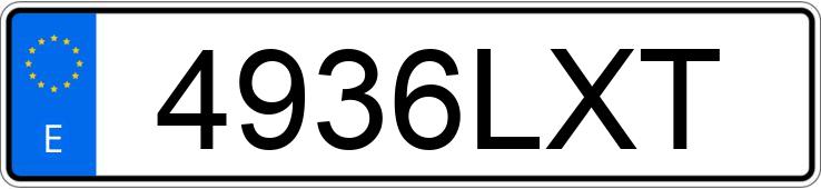 Numer rejestracyjny 4936LXT posiada LAND ROVER DEFENDER