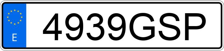 Numer rejestracyjny 4939GSP posiada CHEVROLET-GM CRUZE Numer rejestracyjny 4939GSP posiada CHEVROLET-GM CRUZE