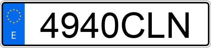 Numer rejestracyjny 4940CLN posiada BMW SERIE 3