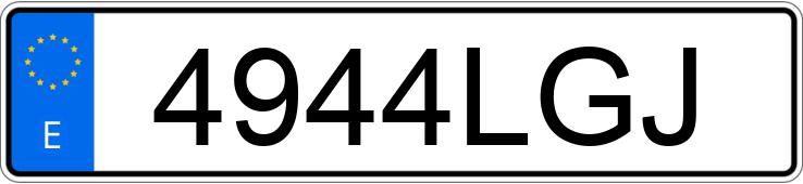 Numer rejestracyjny 4944LGJ posiada TOYOTA RAV4 Numer rejestracyjny 4944LGJ posiada TOYOTA RAV4