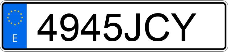 Numer rejestracyjny 4945JCY posiada HYUNDAI IX 35