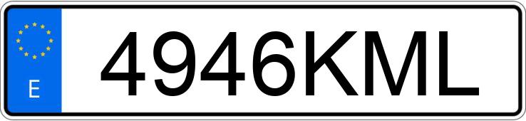 Numer rejestracyjny 4946KML posiada MERCEDES A (177)