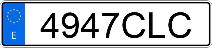 Numer rejestracyjny 4947CLC posiada PEUGEOT BOXER