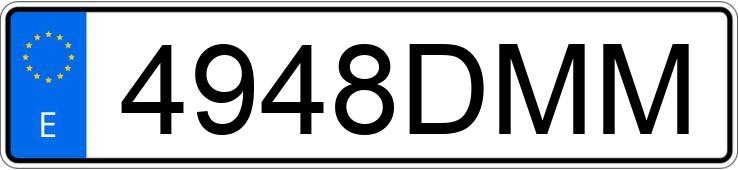 Numer rejestracyjny 4948DMM posiada OPEL ASTRA