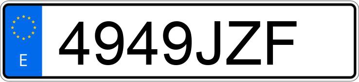 Numer rejestracyjny 4949JZF posiada RENAULT CLIO