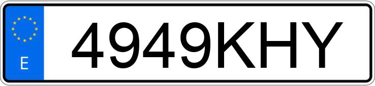 Numer rejestracyjny 4949KHY posiada BMW S Numer rejestracyjny 4949KHY posiada BMW S