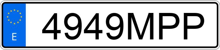 Il numero di registrazione 4949MPP ha HYUNDAI I20 Il numero di registrazione 4949MPP ha HYUNDAI I20