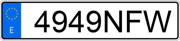 Numer rejestracyjny 4949NFW posiada TOYOTA YARIS CROSS Numer rejestracyjny 4949NFW posiada TOYOTA YARIS CROSS