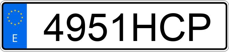 Numer rejestracyjny 4951HCP posiada MINI COUNTRYMAN