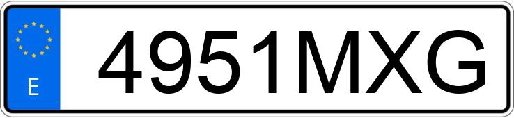 Numer rejestracyjny 4951MXG posiada NISSAN QASHQAI Numer rejestracyjny 4951MXG posiada NISSAN QASHQAI