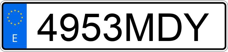 Numer rejestracyjny 4953MDY posiada RENAULT MASTER Numer rejestracyjny 4953MDY posiada RENAULT MASTER