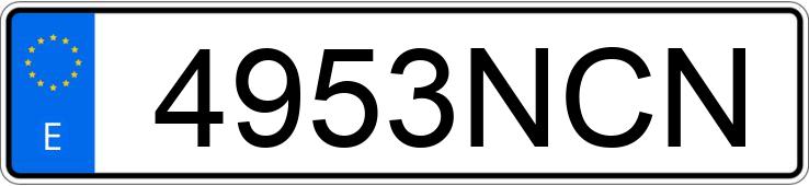 Numer rejestracyjny 4953NCN posiada PEUGEOT 208 Numer rejestracyjny 4953NCN posiada PEUGEOT 208