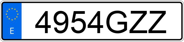 Numer rejestracyjny 4954GZZ posiada KIA VENGA Numer rejestracyjny 4954GZZ posiada KIA VENGA