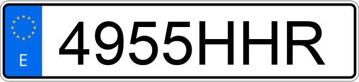 Numer rejestracyjny 4955HHR posiada PEUGEOT 3008