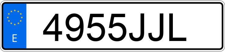 Numer rejestracyjny 4955JJL posiada VOLKSWAGEN POLO