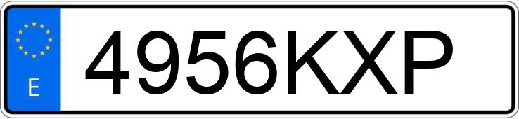 Numer rejestracyjny 4956KXP posiada PEUGEOT TRAVELLER Numer rejestracyjny 4956KXP posiada PEUGEOT TRAVELLER