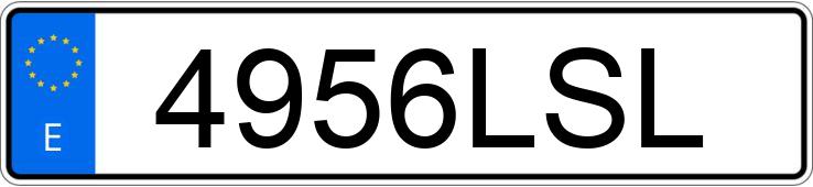 Numer rejestracyjny 4956LSL posiada FORD TRANSIT COURIER