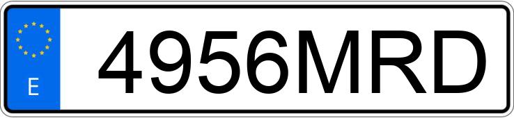 Numer rejestracyjny 4956MRD posiada RENAULT CLIO Numer rejestracyjny 4956MRD posiada RENAULT CLIO