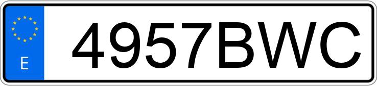 Numer rejestracyjny 4957BWC posiada NISSAN ATLEON Numer rejestracyjny 4957BWC posiada NISSAN ATLEON