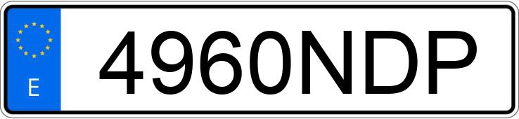 Numer rejestracyjny 4960NDP posiada BMW SERIE 2