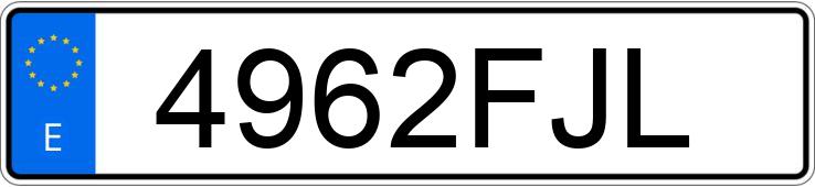 Numer rejestracyjny 4962FJL posiada BMW SERIE 3 Numer rejestracyjny 4962FJL posiada BMW SERIE 3