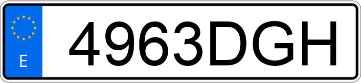 Numer rejestracyjny 4963DGH posiada NISSAN PICK UP