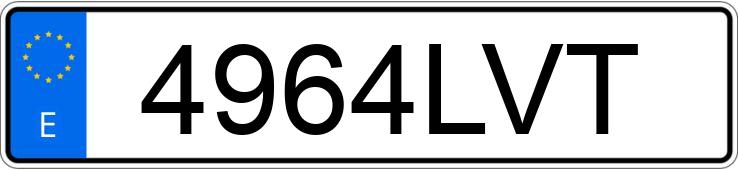 Numer rejestracyjny 4964LVT posiada AUDI RS4 Numer rejestracyjny 4964LVT posiada AUDI RS4